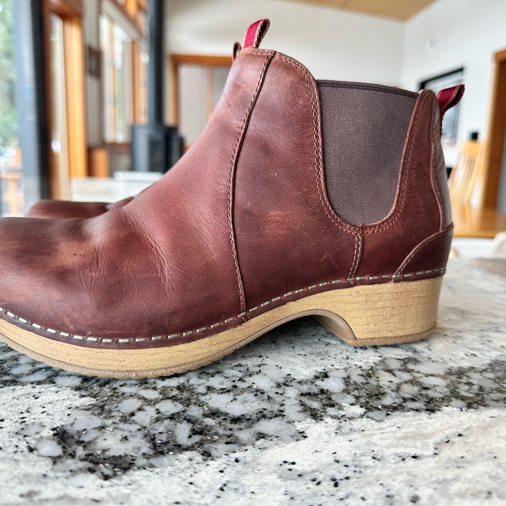 Dansko Becca Leather boots, Sz 37/7